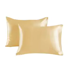 Sunday Theory™ Luxe Satin Pillowcase Set — Soft‑Girl Pastel Luxury (Pair)